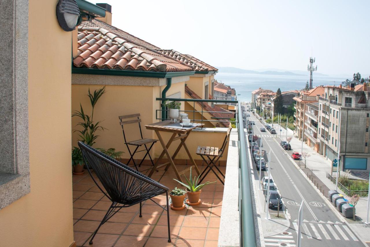 Precioso Atico Con Terraza Y Vistas A Silgar. Apartment Санксенсо Екстериор снимка